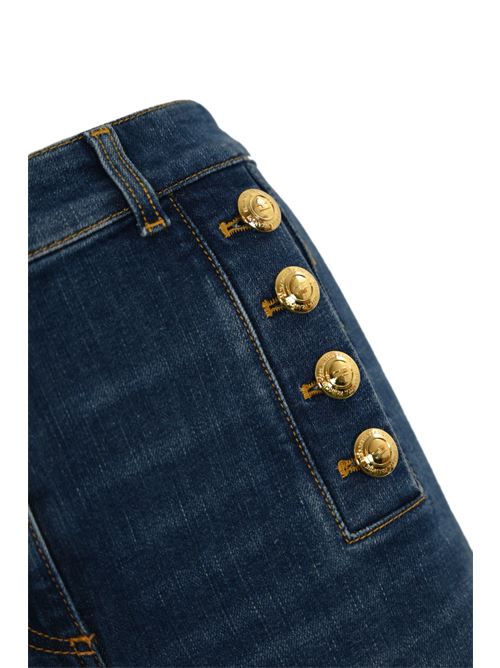 Jeans a zampa con bottoniera Elisabetta Franchi | PJ83D51E2139